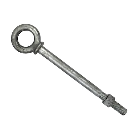 Aztec Lifting Hardware Eye Bolt With Shoulder, 5/8", 12 in Shank, 1-1/4 in ID, Carbon Steel, Hot Dipped Galvanized NSP582